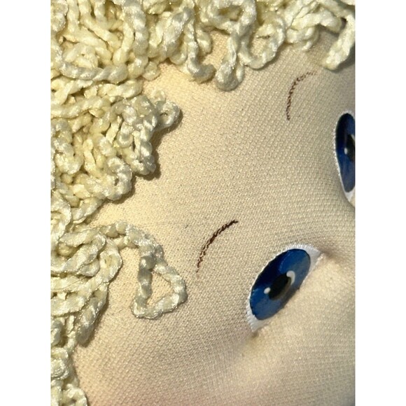Soft Sculpture Cabbage Patch Kid Doll Blonde Curly Hair Pony Tail 1978 - Picture 5 of 14